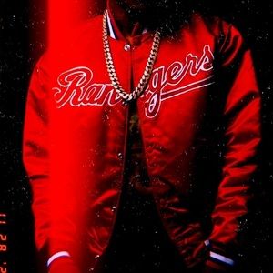 𝅺custom XL STARTER JACKET SATIN VINTAGE VARSITY TALL MLB TEXAS RANGERS 90s 80s